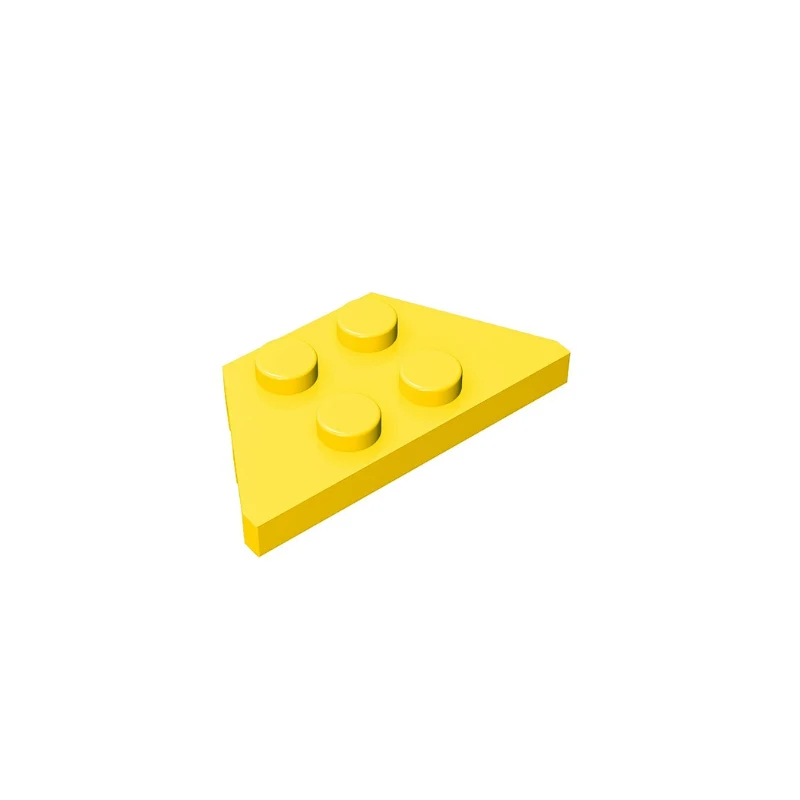 25pcs MOC kompatibel 51739 2x4 Keilplatte DIY kreative Bausteine kleine Partikel Grundplatte Kinder Puzzle Spielzeug