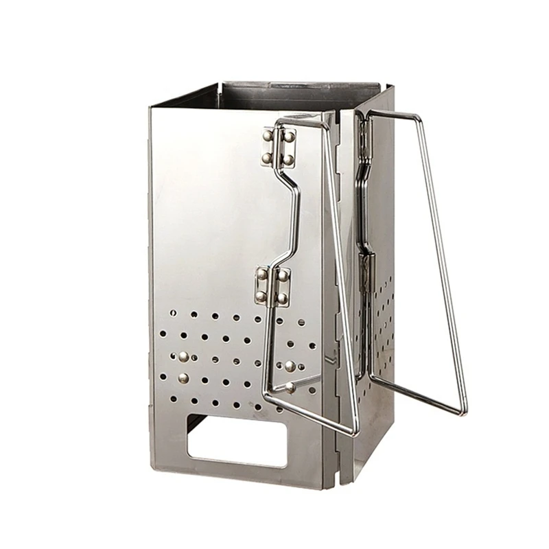 

DW-Portable Charcoal , Stainless Steel BBQ Grill, Outdoor Folding Carbon Stove, Fire Heating