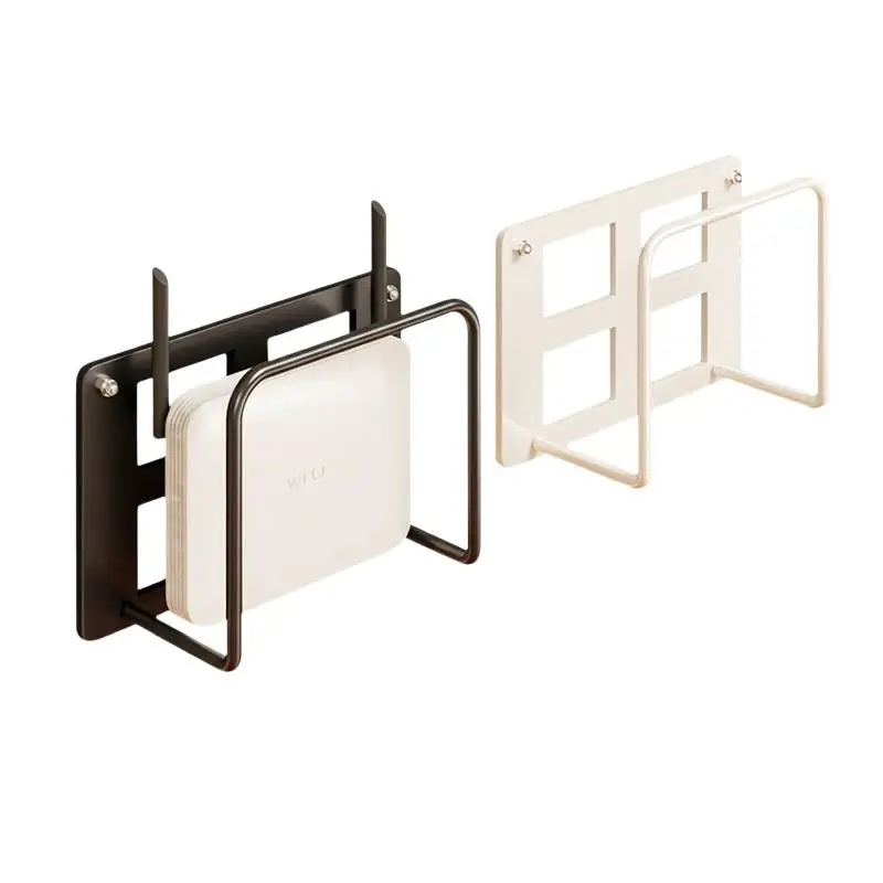 Wandmontierte Router-Halterung/Regal Geeignet für WLAN-Router und Set-Top-Boxen mit Kabelmanagement-Funktion – Detail 8
