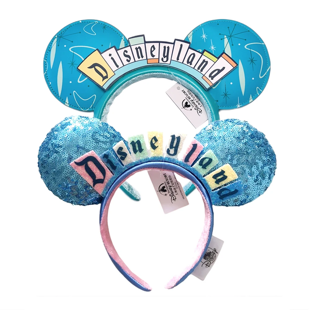 

Повязка на голову с ушками Disney и Минни Маус, Disney, банты с буквами, костюм с ушками, повязка на голову для косплея, плюшевая повязка на голову для взрослых/детей, подарок