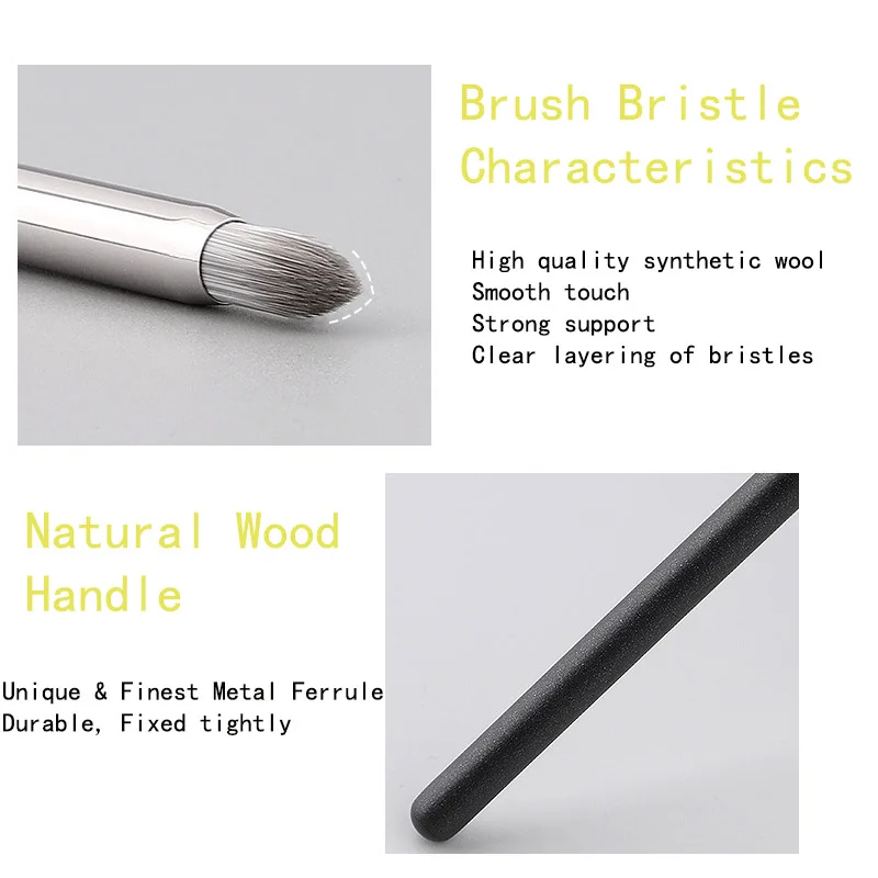 Tapered Detail Eyeshadow Brush High Quality Synthetic Hair Tear Ditch Concealer Pointed Crease Brush Precise Liner Makeup Brush