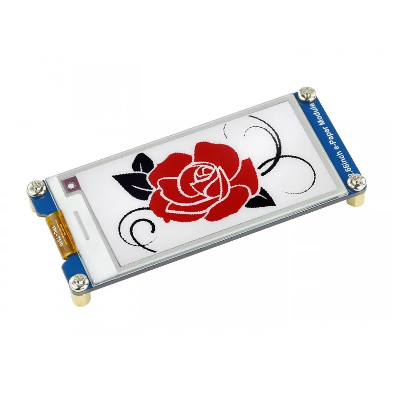 Waveshare 2.66inch E-Paper E-Ink Display Module (B), 296×152, Red / Black / White, SPI