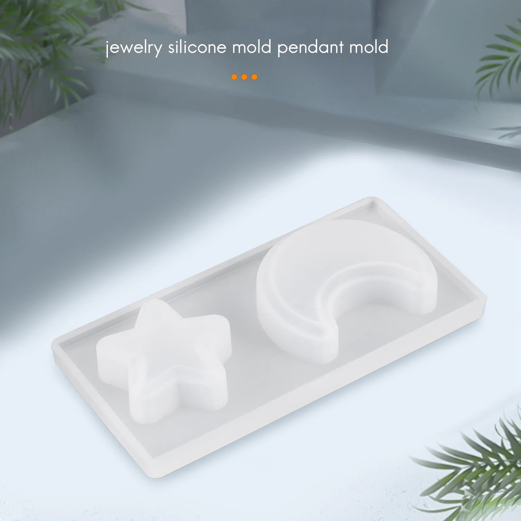 ABLQ Cat Bear Heart Moon Star Silicone Mold Resin Silicone Mould Handmade Diy Jewelry Making Epoxy Resin Molds