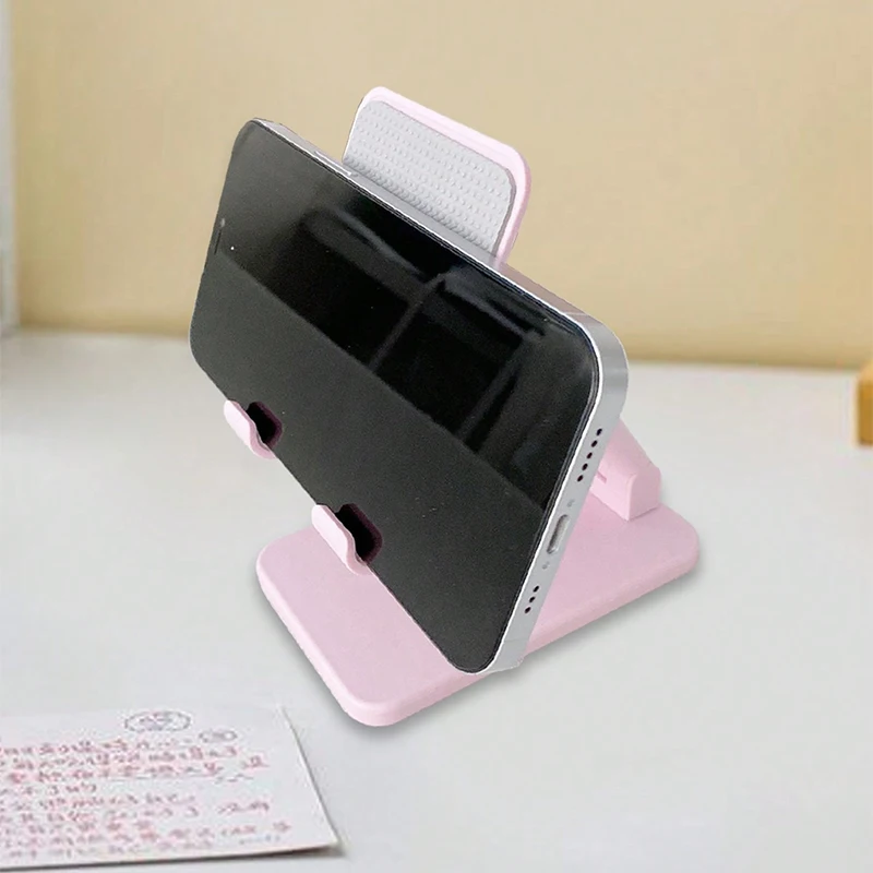 1 Stück Desktop-Telefonhalter, verstellbarer Winkel und Höhe, Handy-Ständer – universell für alle Smartphones, Schreibtisch-Tablet-Halter – Detail 3