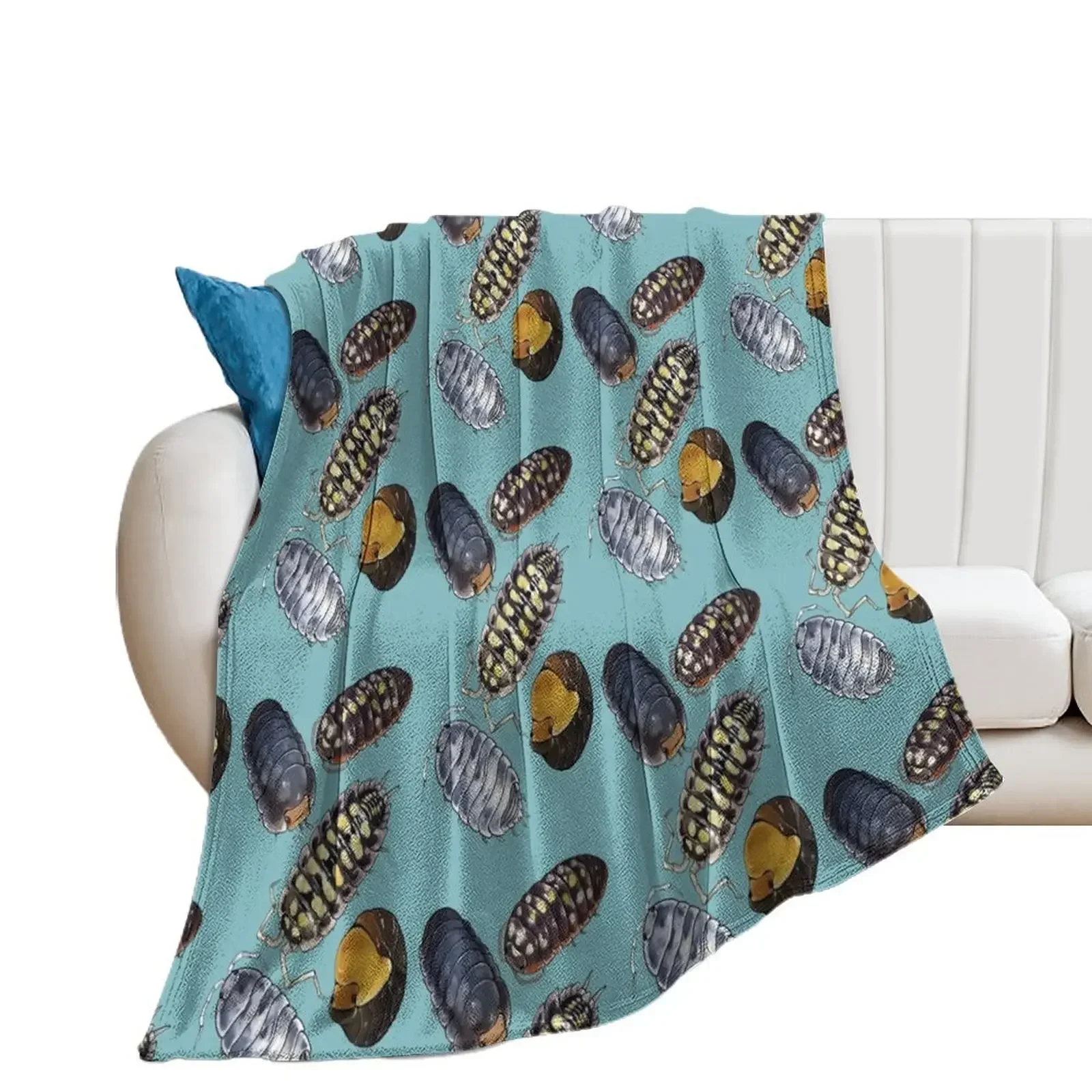 

Isopods! Throw Blanket Plush Shaggy Comforter Beautifuls Blankets