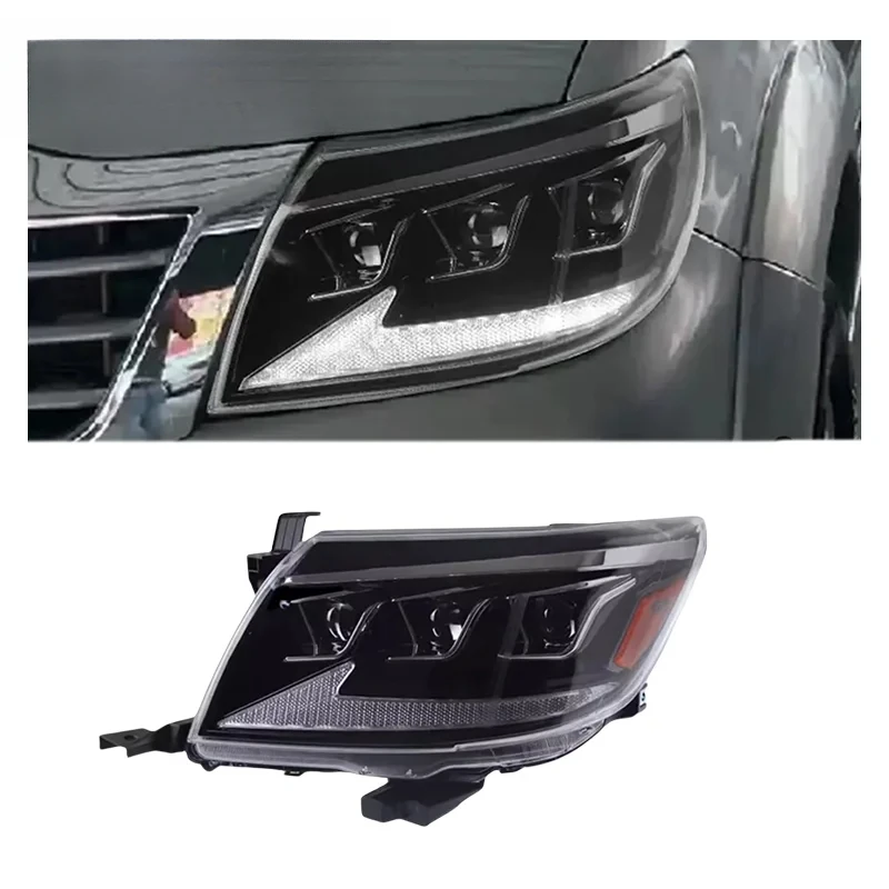 

Аксессуары для звукоснимателей, фара с 3 линзами 2012-2014 для светодиодных фар Hilux Vigo