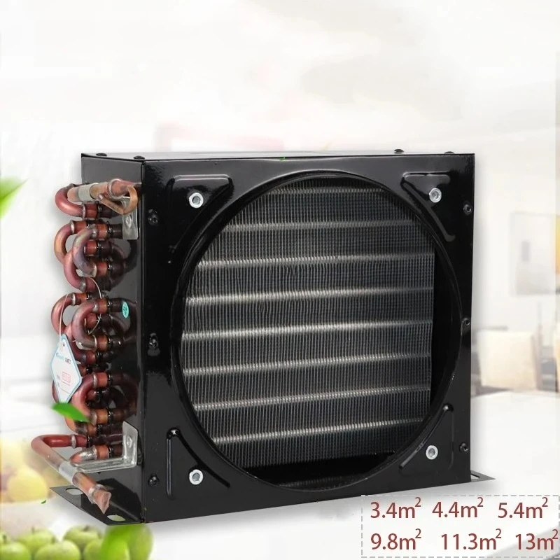 

Freezer Refrigerator Condenser Small Copper Tube Aluminum Fin Air-Cooled Water-Cooled Radiator 1.5HP FNA 2.5/11.3
