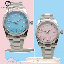 36mm Couple Automatic Mechanical Watch for Men and Women, Sapphire, Stainless Steel Water Resistant, Fashion Casual Watch