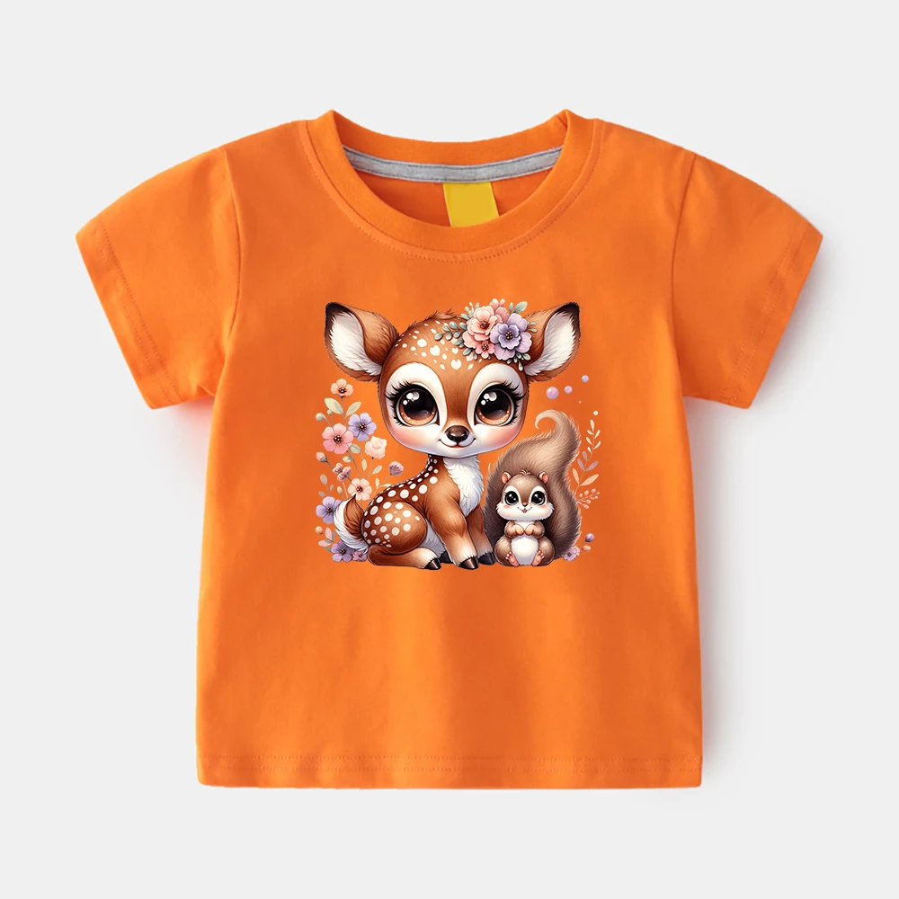 15cm Kids Cute Flower Animal Fox Iron On Heat Transfer Sticker For Clothes Pinted Vinyl Thermal Appliques Washable T-Shirt Decal