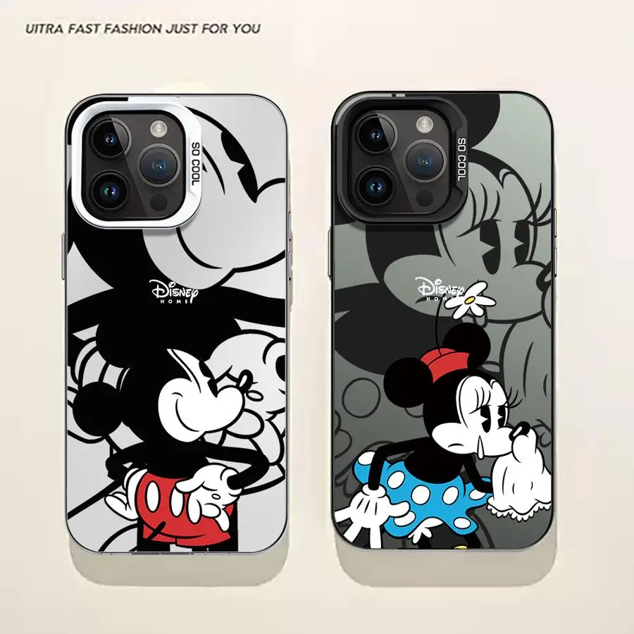Задний чехол для телефона Disney с Микки и Минни Маус для iPhone 12, 14, 16e, 15 Plus, 13, 11, 16 Pro Max Задний чехол для телефона Disney с Микки и Минни Маус для iPhone 12, 14, 16e, 15 Plus, 13, 11, 16 Pro Max