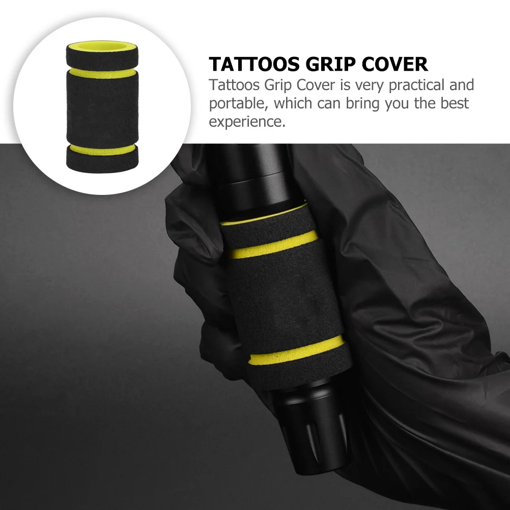 غطاء قبضة الوشم سميك مضاد للانزلاق مقبض إسفنجي كم مرن مرن مريح محمول كم واقي للوشم #2