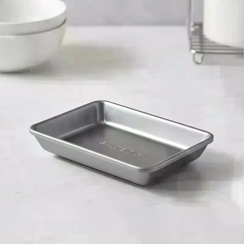 100Pcs Disposable Sauce Dish Sushi Seasoning Tray Plastic Mustard Bowl Dipping Plate Vinegar Container Serving Trays For Home