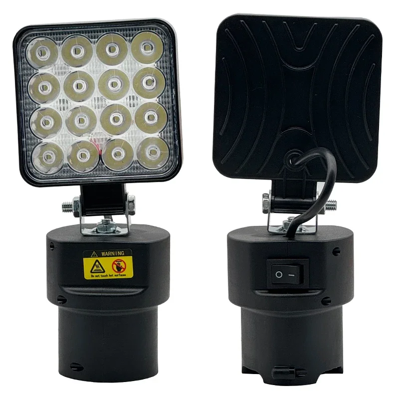 Portable Torch Lamp Handheld Lantern BL1013B 16 LED Working Lights Spotlights For Lomvum DeYun ZhiPu FuGe 12V Lithium Battery