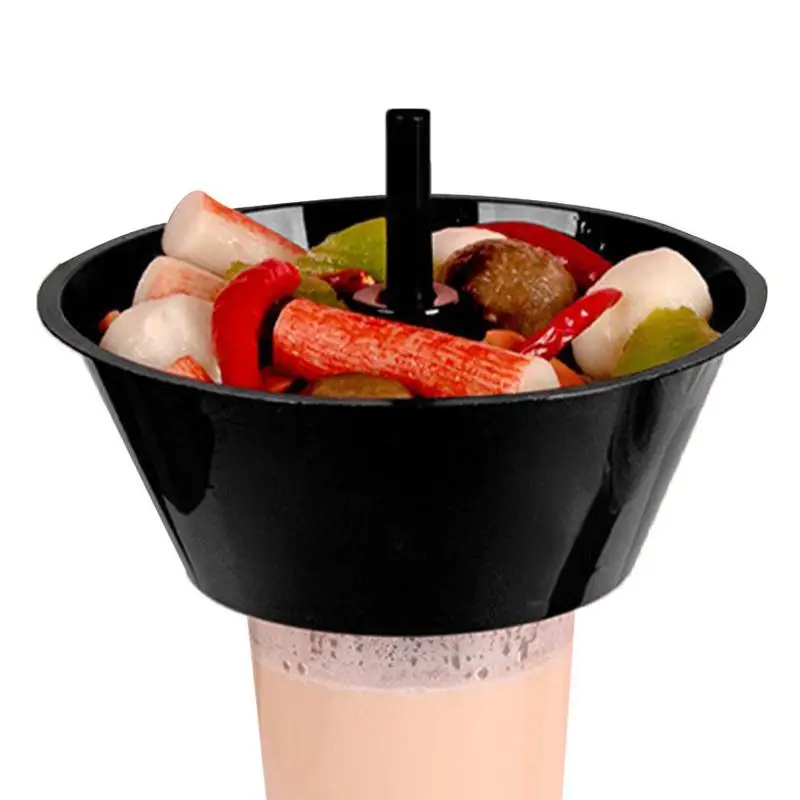 Cup With Snack Bowl On Top 2 In 1 Top Snack Bowl Drink Stadium Tumbler Snack Drink Cup Beverage Cola Cups Popcorns Cup For Movie