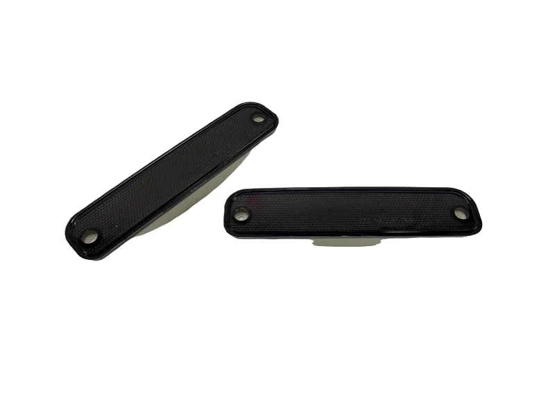 

2 x Front Signal Side Marker Lights Pair Black Lens for Chevy / GMC Pickup Truck 73-80