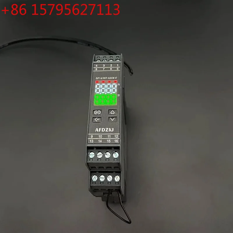 Rail Type Temperature Controller PID Temperature Control Instrument RS485 Communication Alarm Acquisition Module 4-20mA