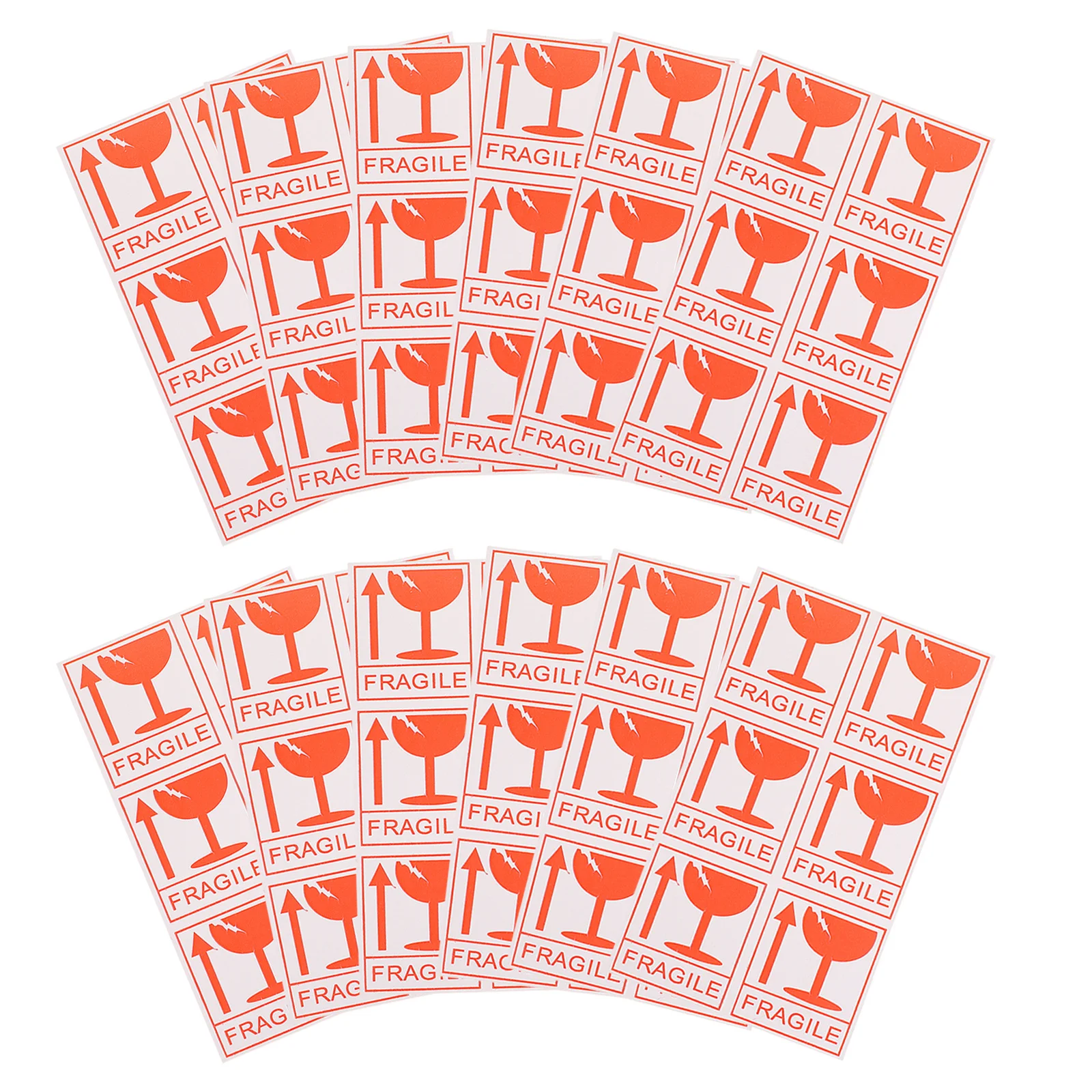 

258pcs Fragile Warning Stickers Fragile Labels For Shipping Self Adhesive Packaging Stickers Paper Material Strong Glue