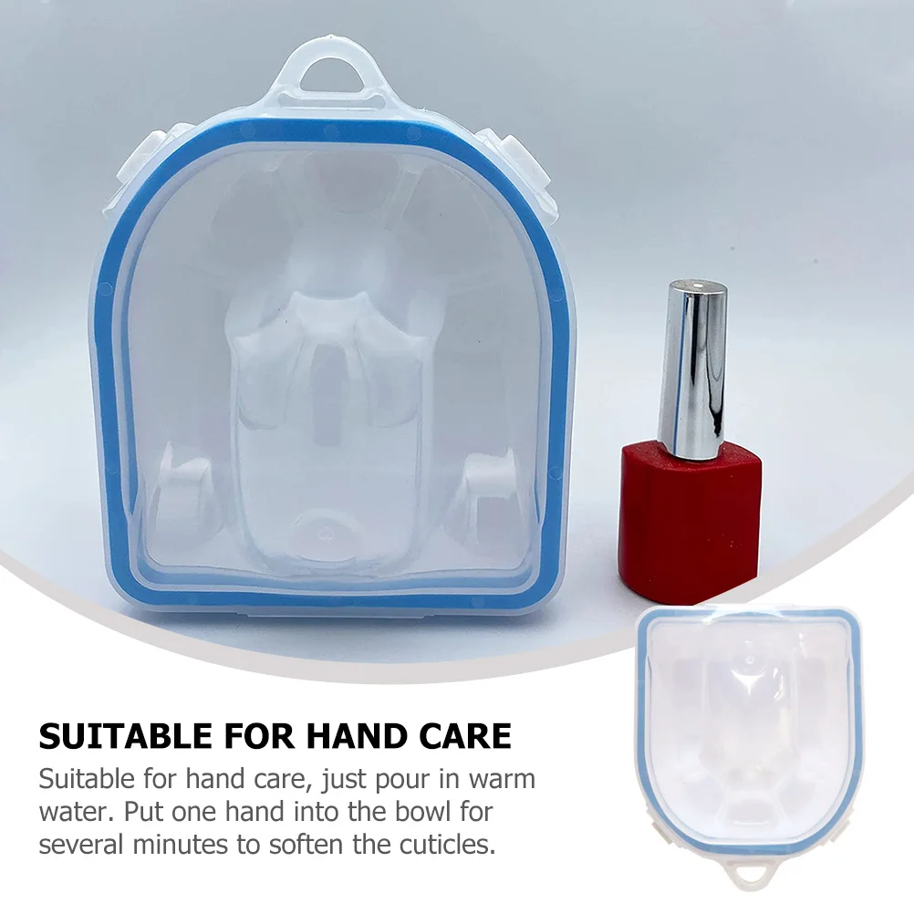 2pcs Manicure Soak Bowl Premium Pp Material For Nail Polish Removal Spa Tool Hand Care Soaking Manicure Supply Nail Art Tool