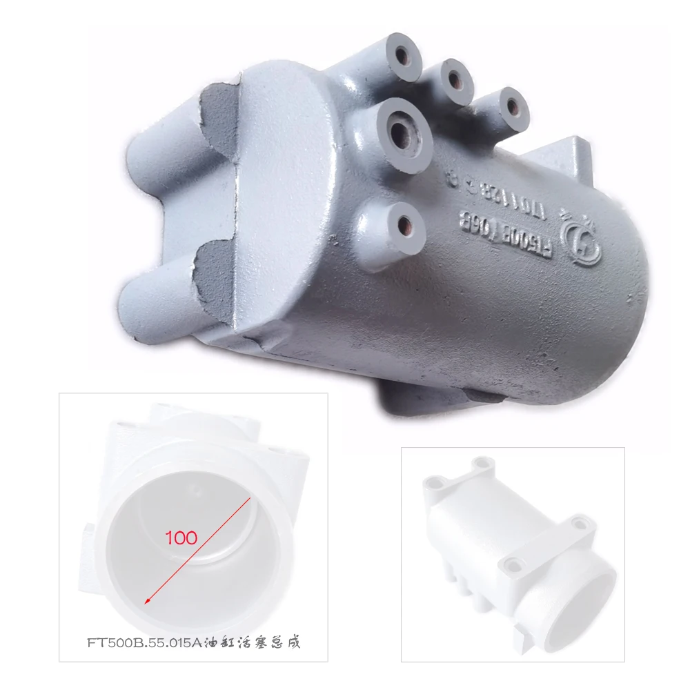 

FT500B.55.015A , the hydraulic cylinder with piston for FT TB50 series tractor