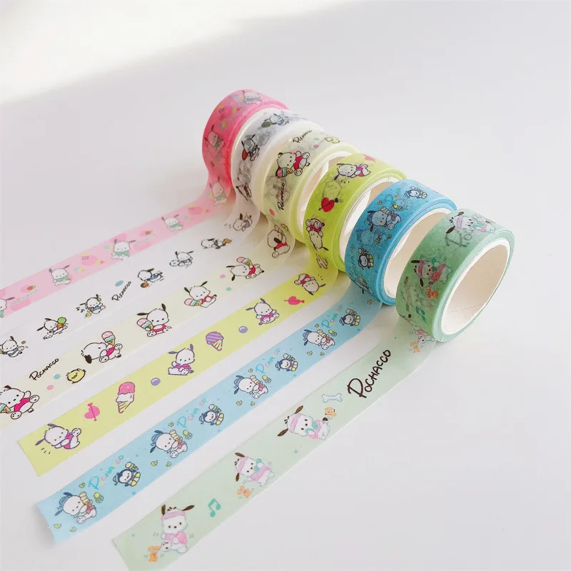 

60 pcs/lot 15mm*5M Sanrio Pochacco Washi Stickers Tape Cute Scrapbooking DIY Diary Decorative Sticker Album Stick Label