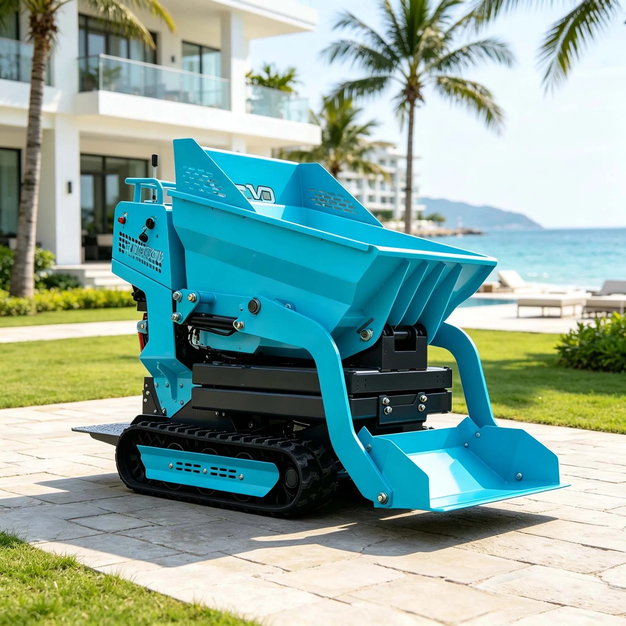Durable & Reliable Hydraulic Crawler Dumper 4x4 Miniera Piccolo Dumper a Ruote Con Cassone
