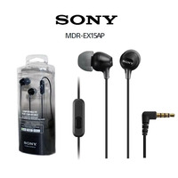 100% Original Sony MDR-EX15AP Earphones with Smartphone Mic and Control blue For iOS Android Samsung Huawei Xiaomi OPPO Vivo