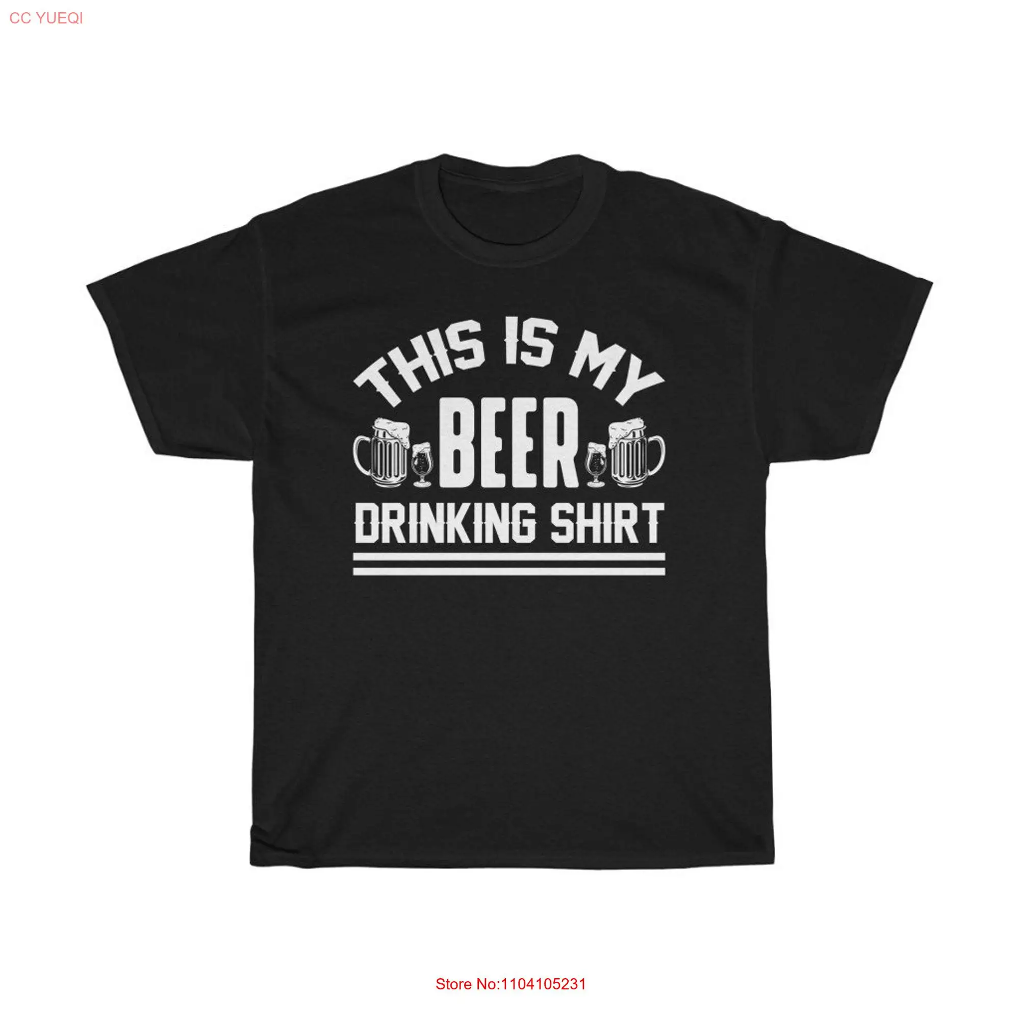 This is My BEER Drinking T Shirt Funny bar fraternity frat Heavy Cotton long or short sleeves