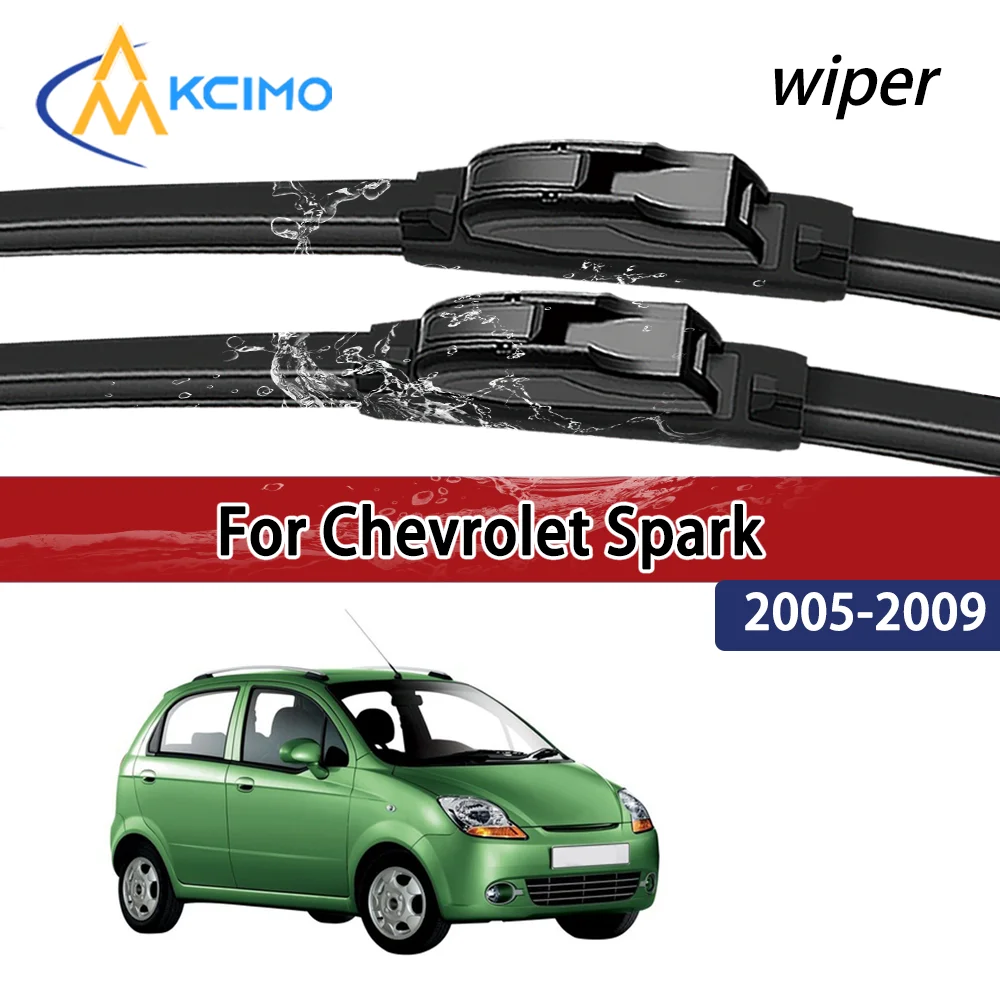 

Для Chevrolet Spark M200/M250 2005–2009 2006 Совместимые Прочные Бесшумные Передние Щетки Стеклоочистителя Аксессуары для Автомобильных Стекол