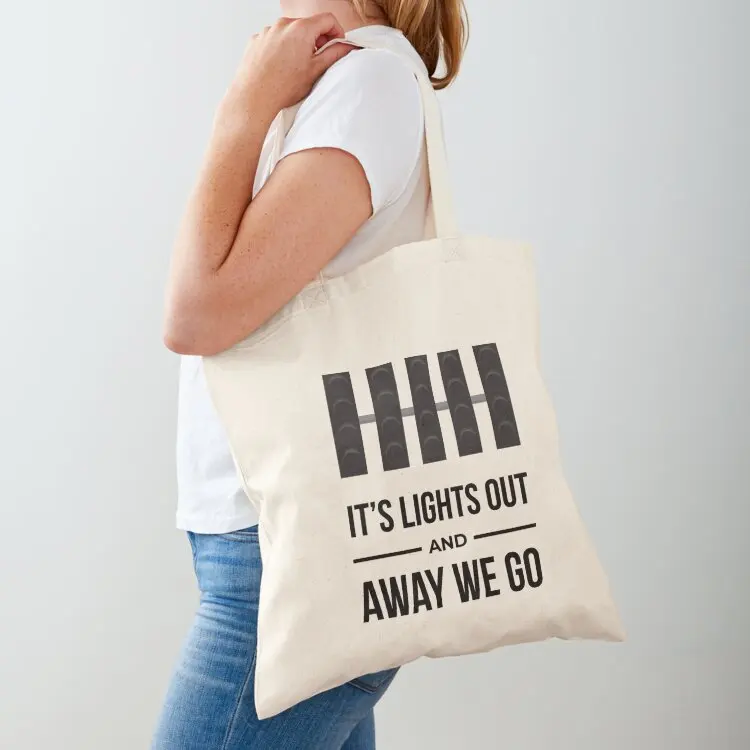 

It's Lights Out And Away We Go (All Lights Out!) Tote Bag large tote bag ecological bags eco pack Women's tote bag