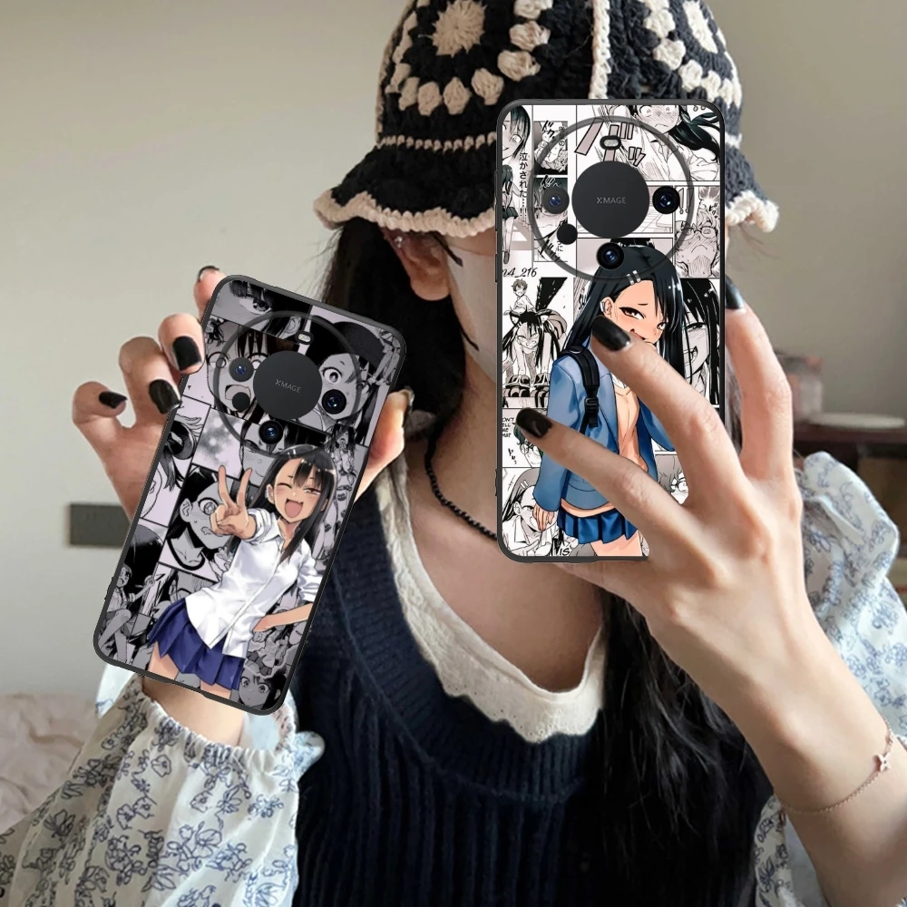 Hayase Nagatoro Anime Mobile Cell Phone Case for Huawei Mate 60 50 40 30 20 10 Pro Plus Lite E 5G Black Soft Phone Cover Shell