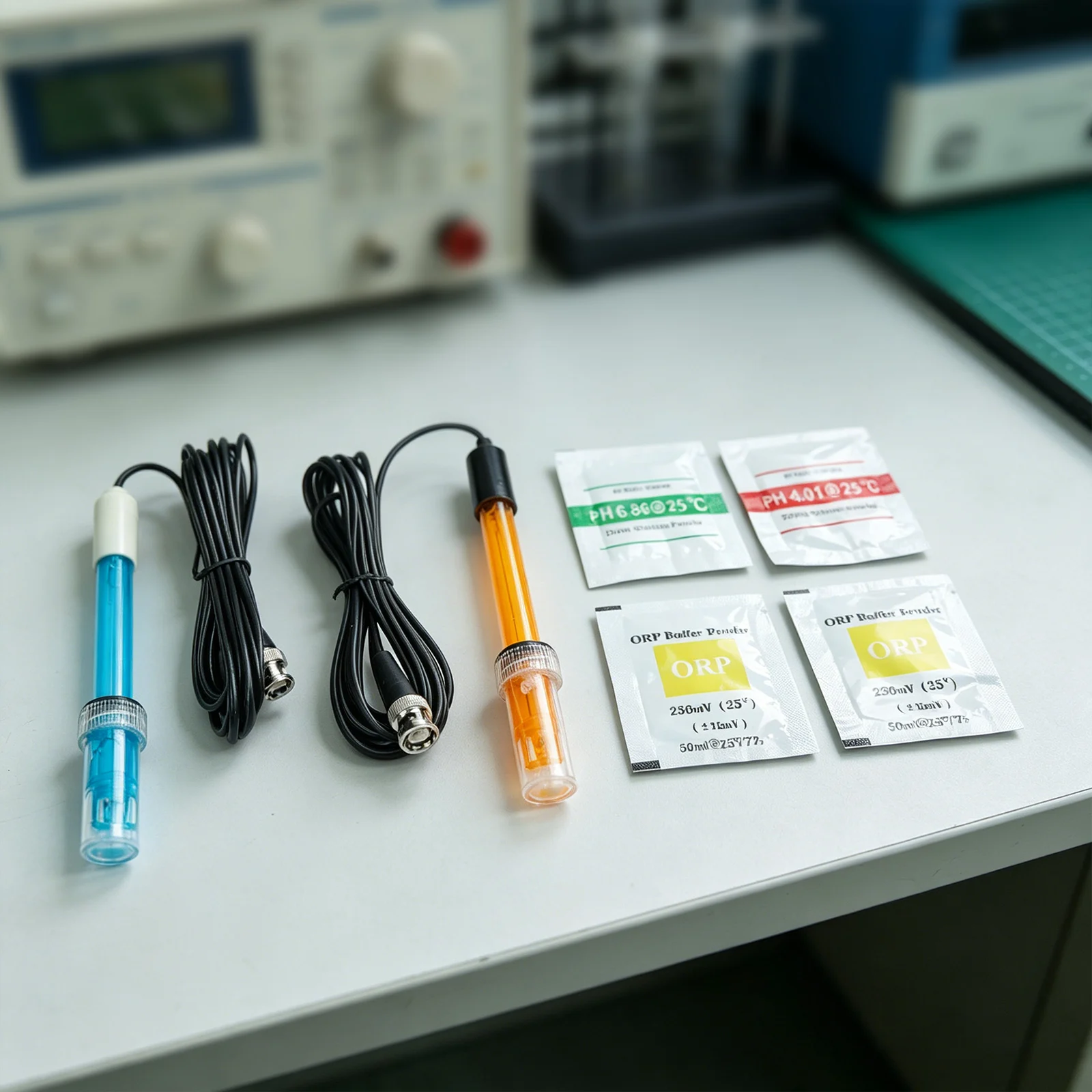 Hydroponics Monitoring BNC Connector 300 Cm Cable PH Meter Probe Aquaculture Measurement Range Industrial Water Testing