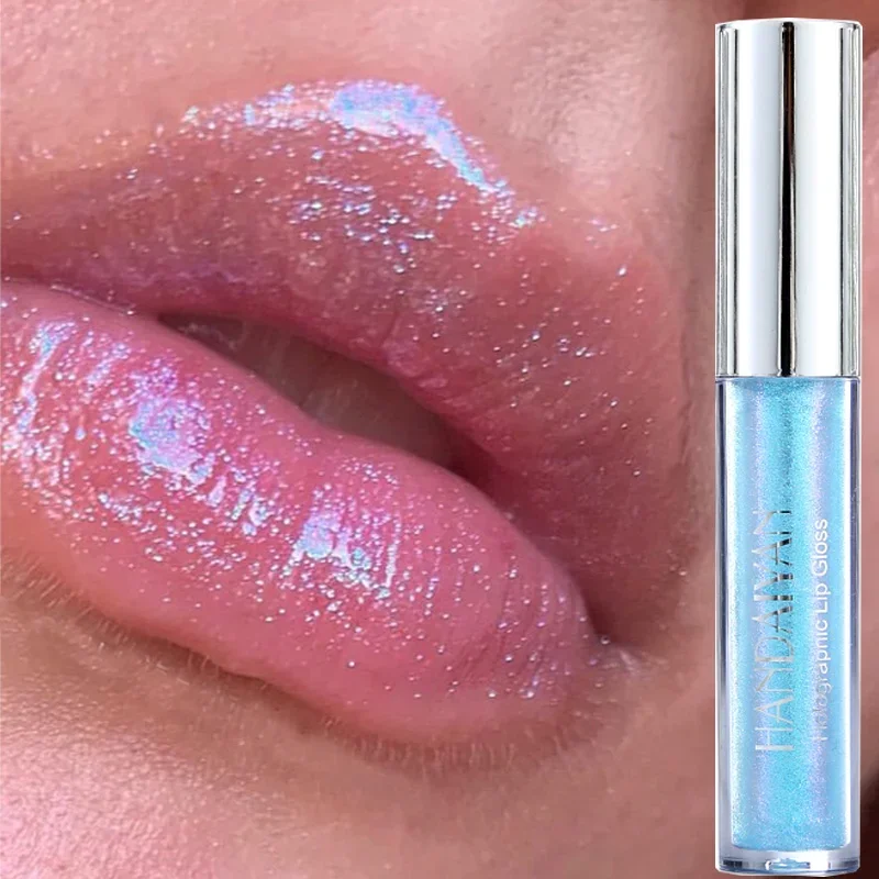 Holografische Glitter Lipgloss 6 Kleuren Waterdichte Mermaid Shimmer Vloeibare Lippenstift Langdurige Make-Up Lip Tint Vrouwen Cosmetica