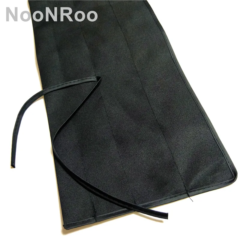 NooNRoo 100% Baumwolltasche für Fliegenruten, 4-teiliger Rutenkoffer, schwarze Farbe, hochwertige Fliegenfischerruten-Tasche, 3 Stück/Tasche – Detail 4