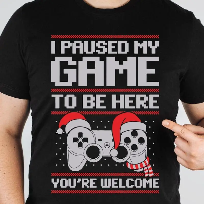 I Pause My Game To Be Here Video Game T-Shirt