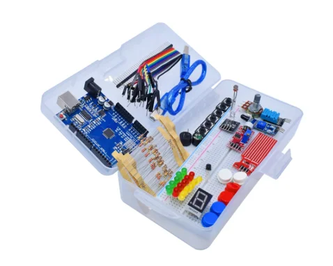 The latest learning kit, the simple RFID startup kit, is an updated learning kit for Arduino UNO R3