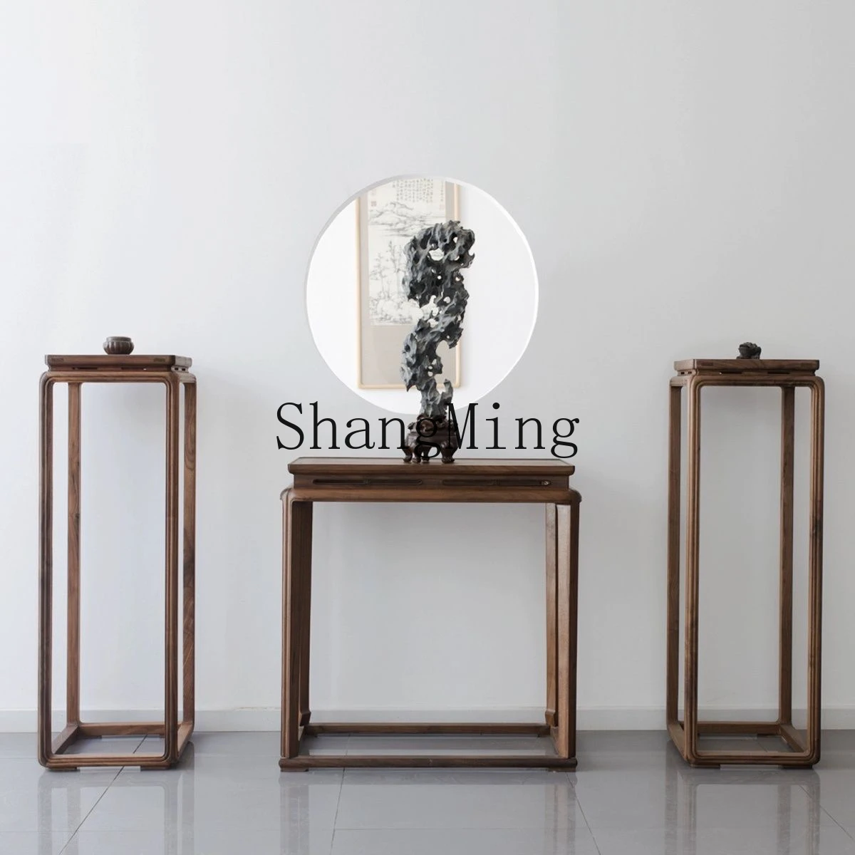 โต๊ะไม้เนื้อแข็งจีนแบบโบราณ ทำจากไม้เอล์มเก่า เรียบง่าย ทันสมัย เหมาะสำหรับห้องนั่งเล่น ทางเข้าบ้าน หรือวางกระถางต้นไม้