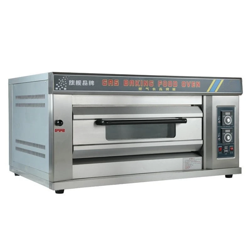 

Commercial Gas One Floor Two Plates Large Baking Oven Pizza Bread Cake Shop Electric Oven Oven