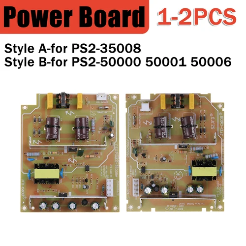 Piezas de reparación de placa de fuente de alimentación para PS2 Fat Console 35008/50000 50001 50006 adaptador de corriente 110-220V reemplazo