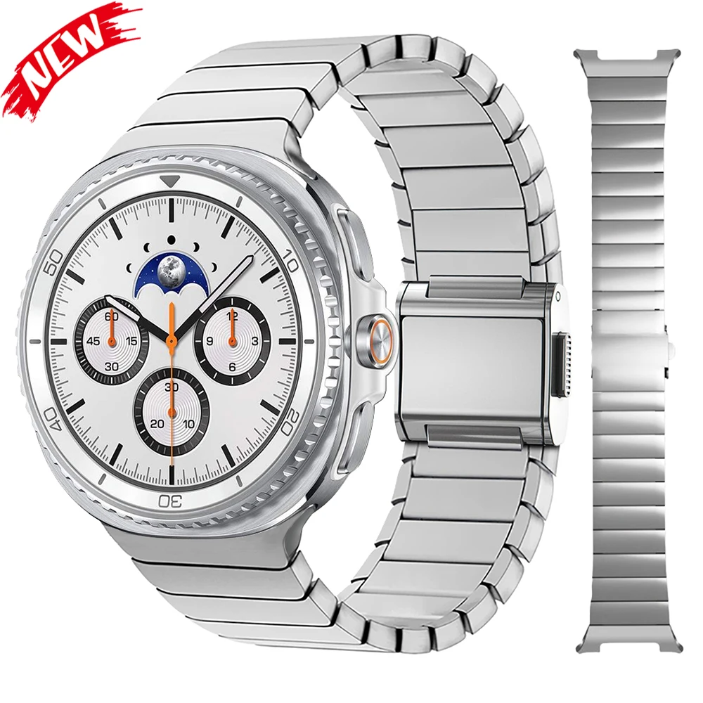 Business Metal Strap for Samsung Galaxy Watch9 8 40/44mm Magnetic Alloy Band for Galaxy Watch 8Classic 46mm Bracelet Accessories