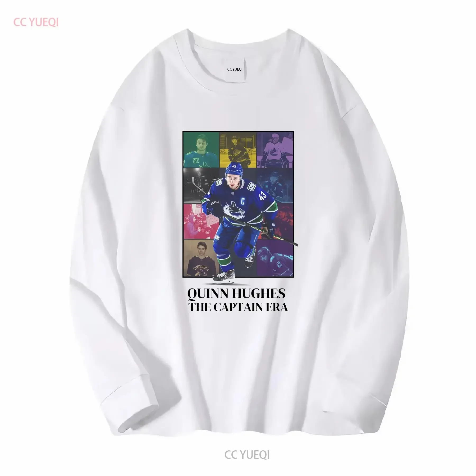 HOT SALE Quinn Hughes Tour T Shirt Us Size S 5Xl vintage Washed Breathable fashion Unisex Stylish Slightly Soft streetwear