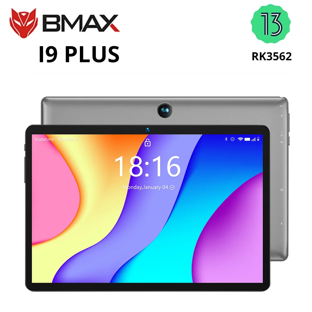 

BMAX Kids Tablet I9 Plus Android 13 GPU G522EE 8GB RAM 64GB ROM 10.1 Inch Allwinner RK3562 Quad Core Port Tablets PC WIFI 6