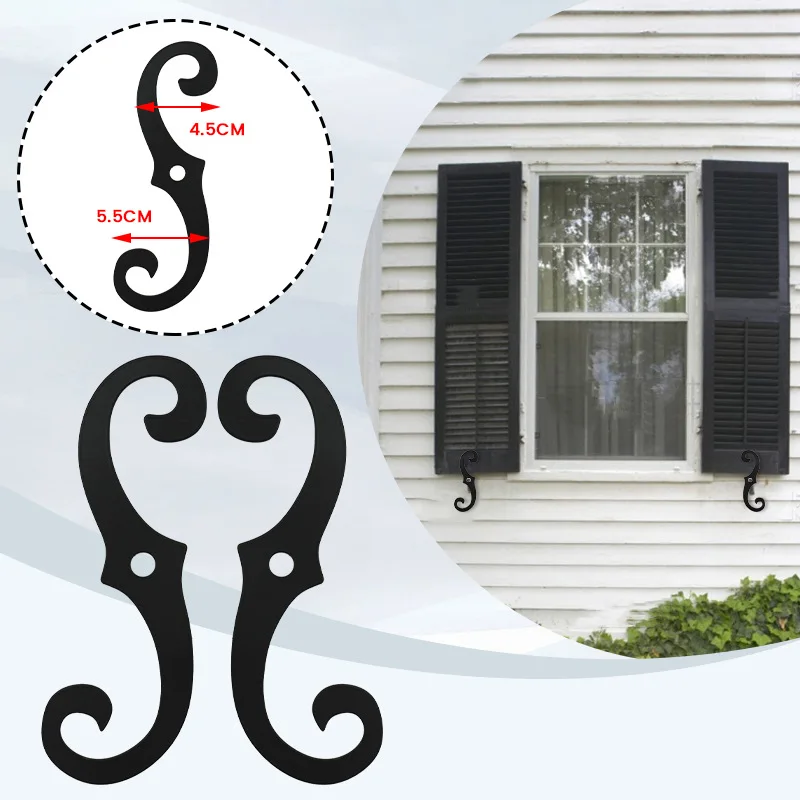 Cast iron shutter fasteners, metal crafts