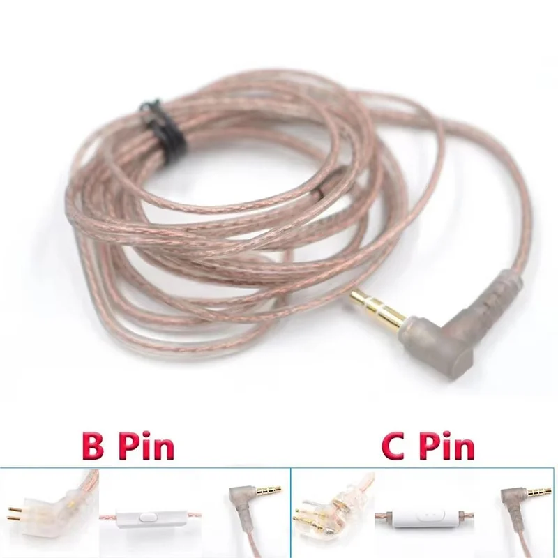 Earphone Upgrade Cable For KZ ZS3 ZS4 ZST ASX Music Monitor Replacement Gear KZ Accessories Clear Music Voice Transmission Tools