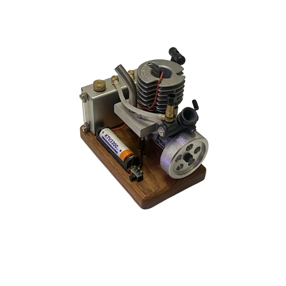 15 Class Methanol Nitro Engine Model Mini Pull Start Adjustable Speed With Fuel Tank Ignition Indicator DIY Upgrade Model Toy