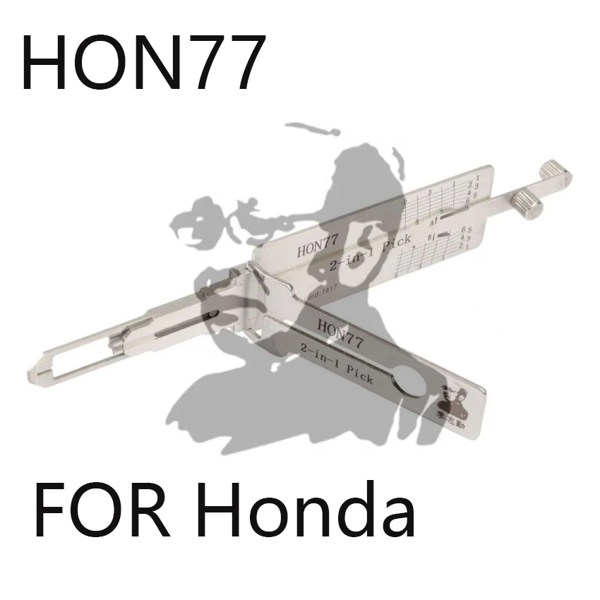 

Инструмент для слесарных работ Lishi 2-в-1 HON77 для различных мотоциклов Honda