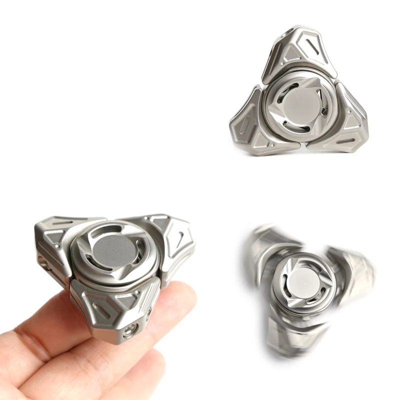 دواسة فيدجيت سبينر مفتوحة من الفولاذ المقاوم للصدأ | لعبة دوران الجيب EDC للتدريب على التركيز وتخفيف القلق ADHD كهدية للبالغين #5