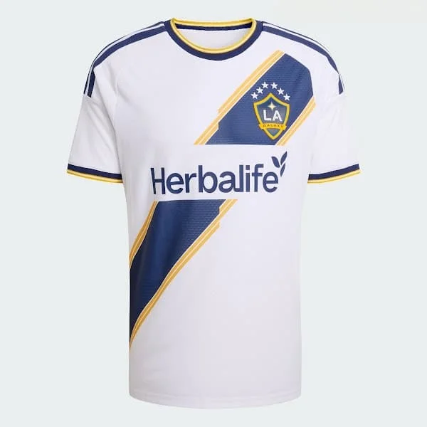 2026 New  Galaxy Soccer Jersey Men Short Sleeve MLS Los Angeles Galaxy Home Away Football Shirt Sports Fan Training Moto