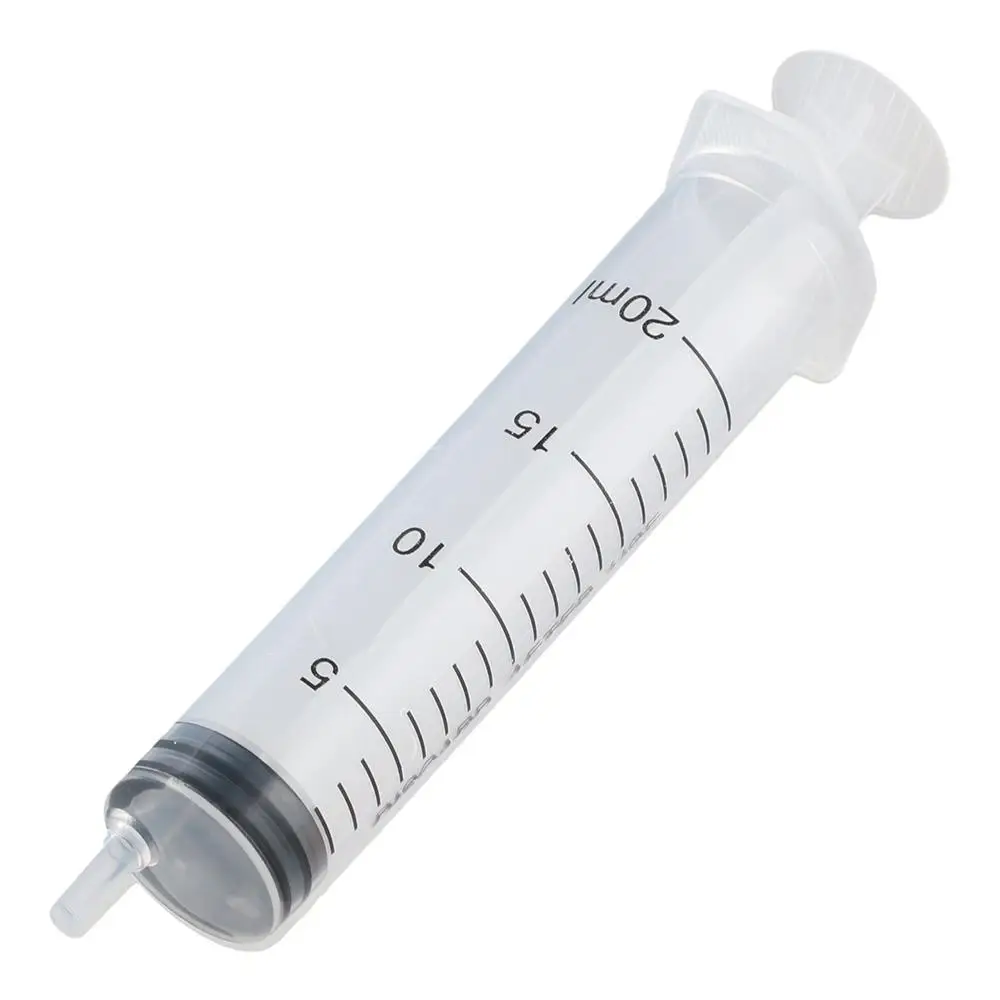 1/10 stücke 20 ml Kunststoff Spritze Spritzen Wiederverwendbare Pumpe Messen Fütterung Tinte Große Spritze Hydrokultur Nährstoff Pet Feeder