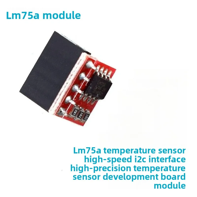 LM75A Temperature Sensor, High-Speed I2C Interface, High-Precision Temperature Sensor Development Board Module