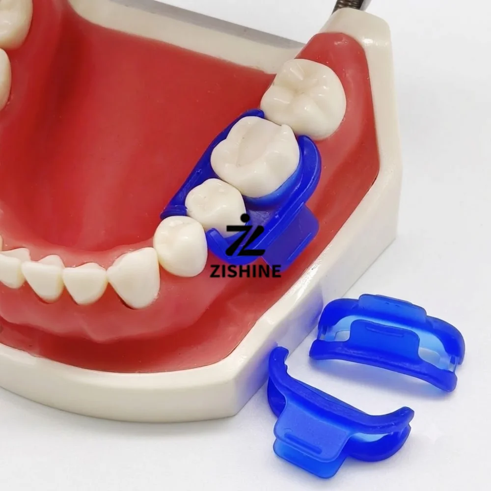 Dental Rubber Dam Wedge Clamp-Free Silicone Teeth Matrix Isolator 135℃ Autoclavable Reusable Dentist Clinic Tool 5-15Pcs